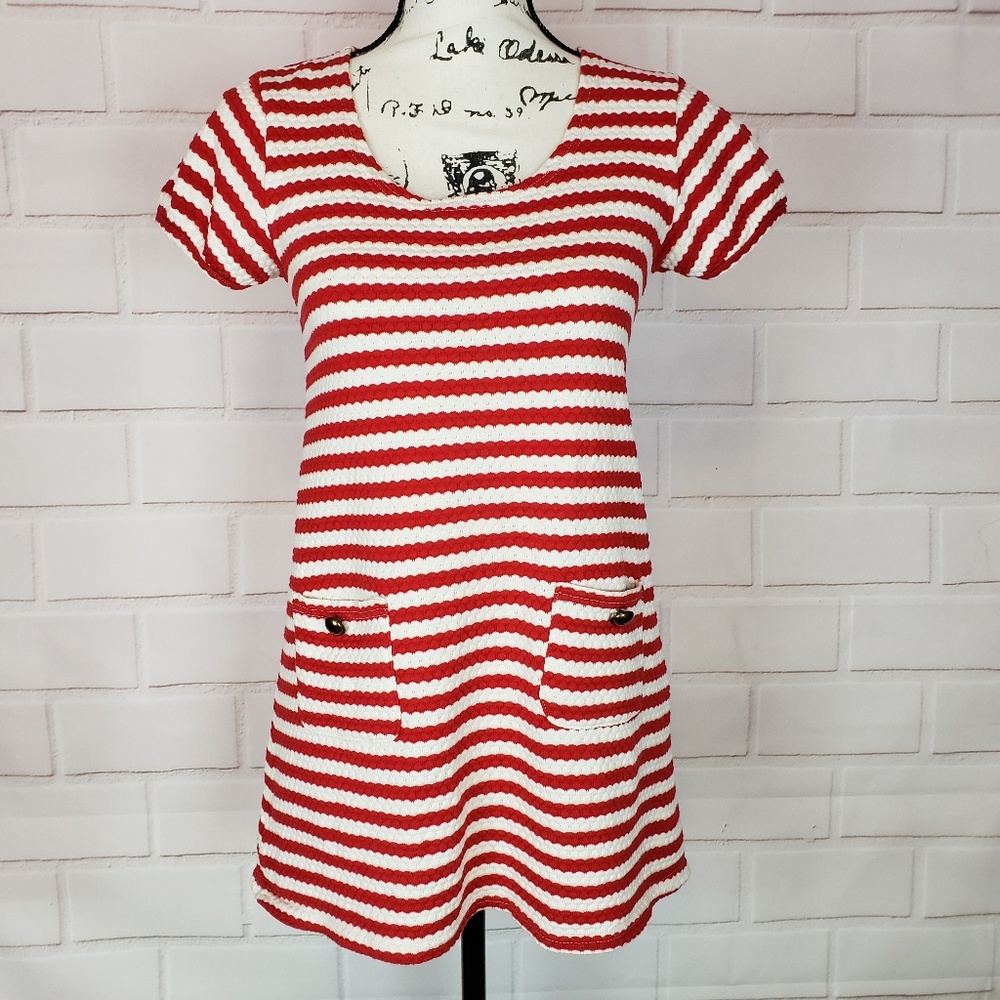 Simplicite Striped Blouse Size S or M